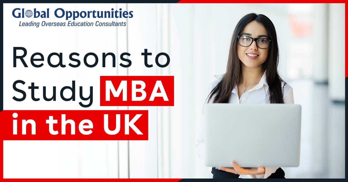 Reasons to Study MBA in the UK