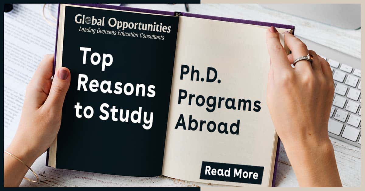 Top Reasons to Study Ph.D. Programs Abroad