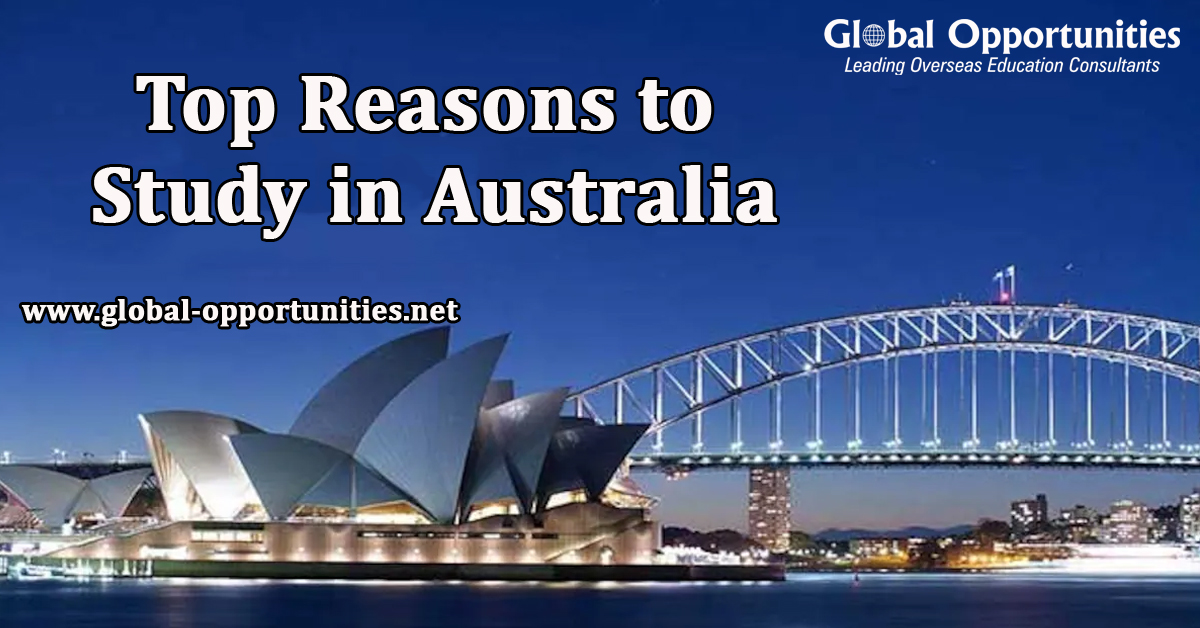 Top Reasons to Study in Australia