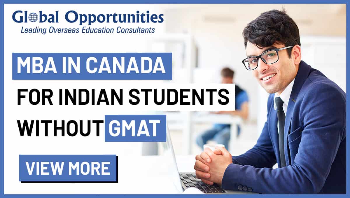 MBA in Canada for Indian students without GMAT