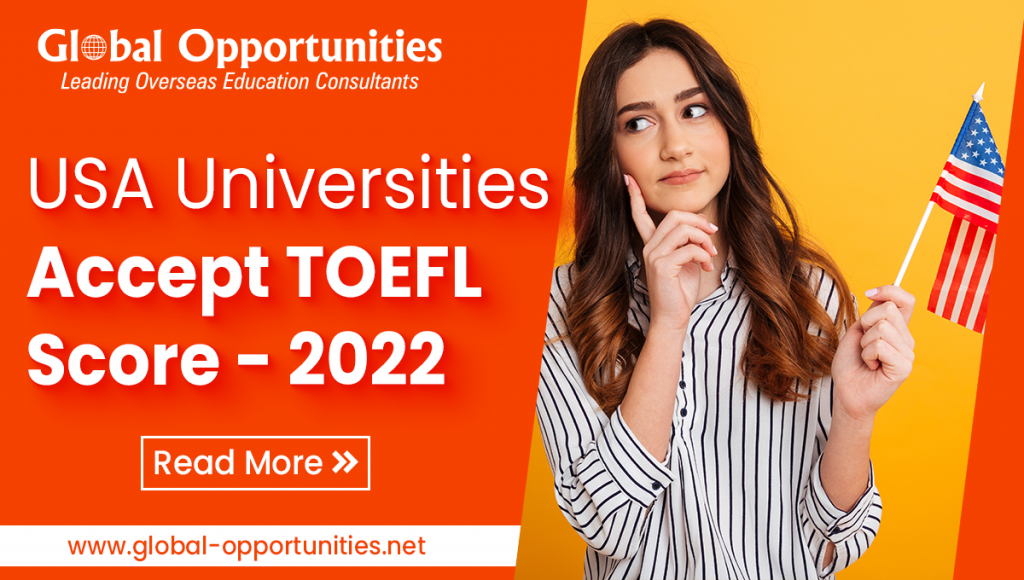 US Universities Accept TOEFL Score