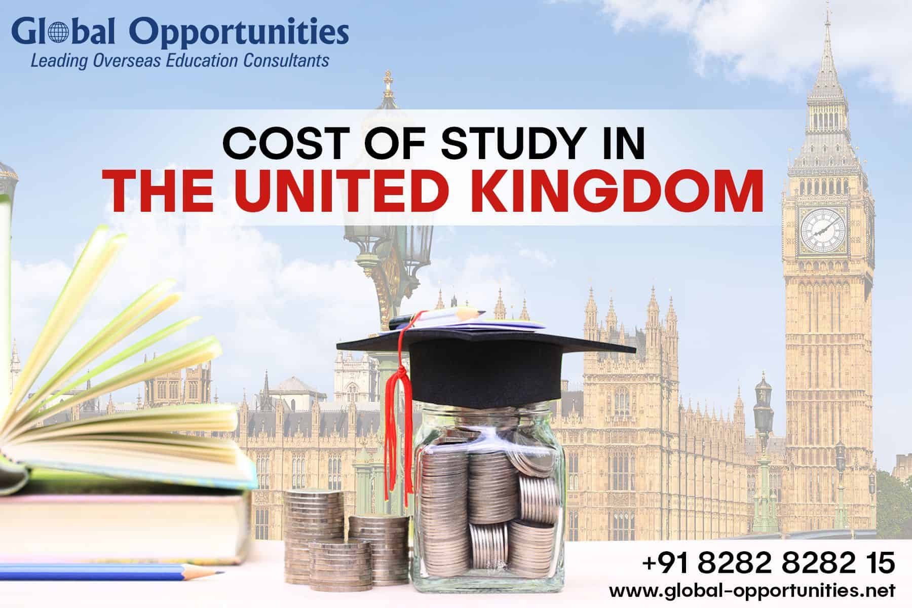 Cost of Study in UK