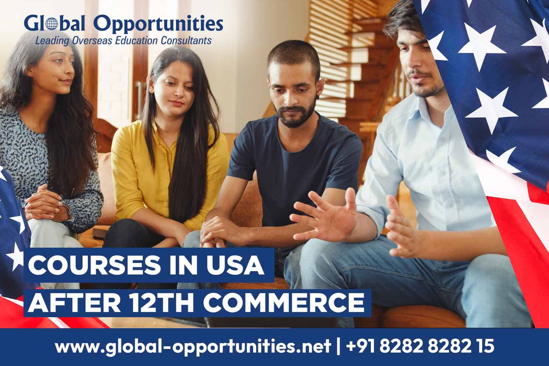 Courses in USA after 12th Commerce
