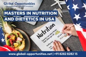 Masters in Nutrition and Dietetics in USA