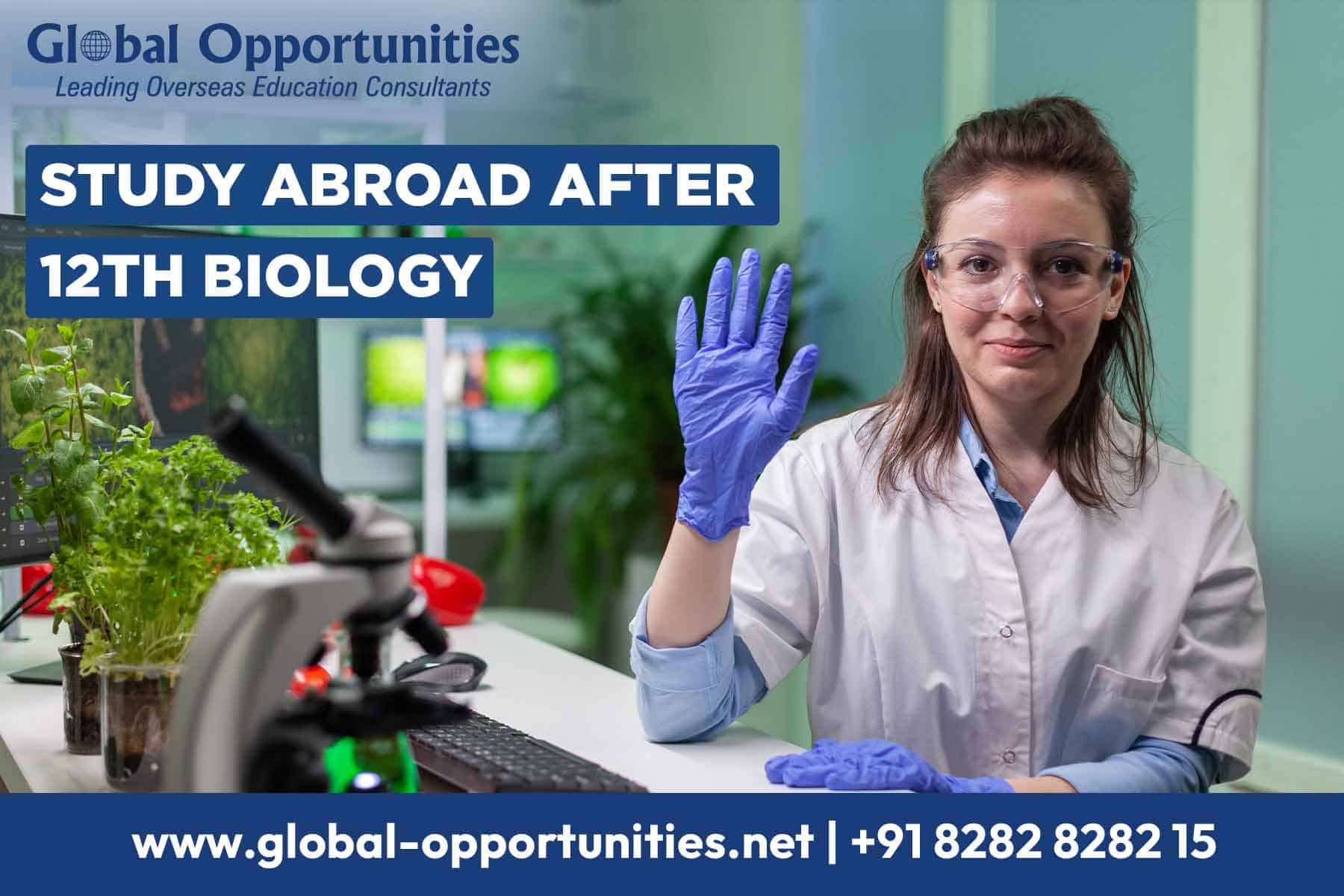 Study Abroad After 12th Biology