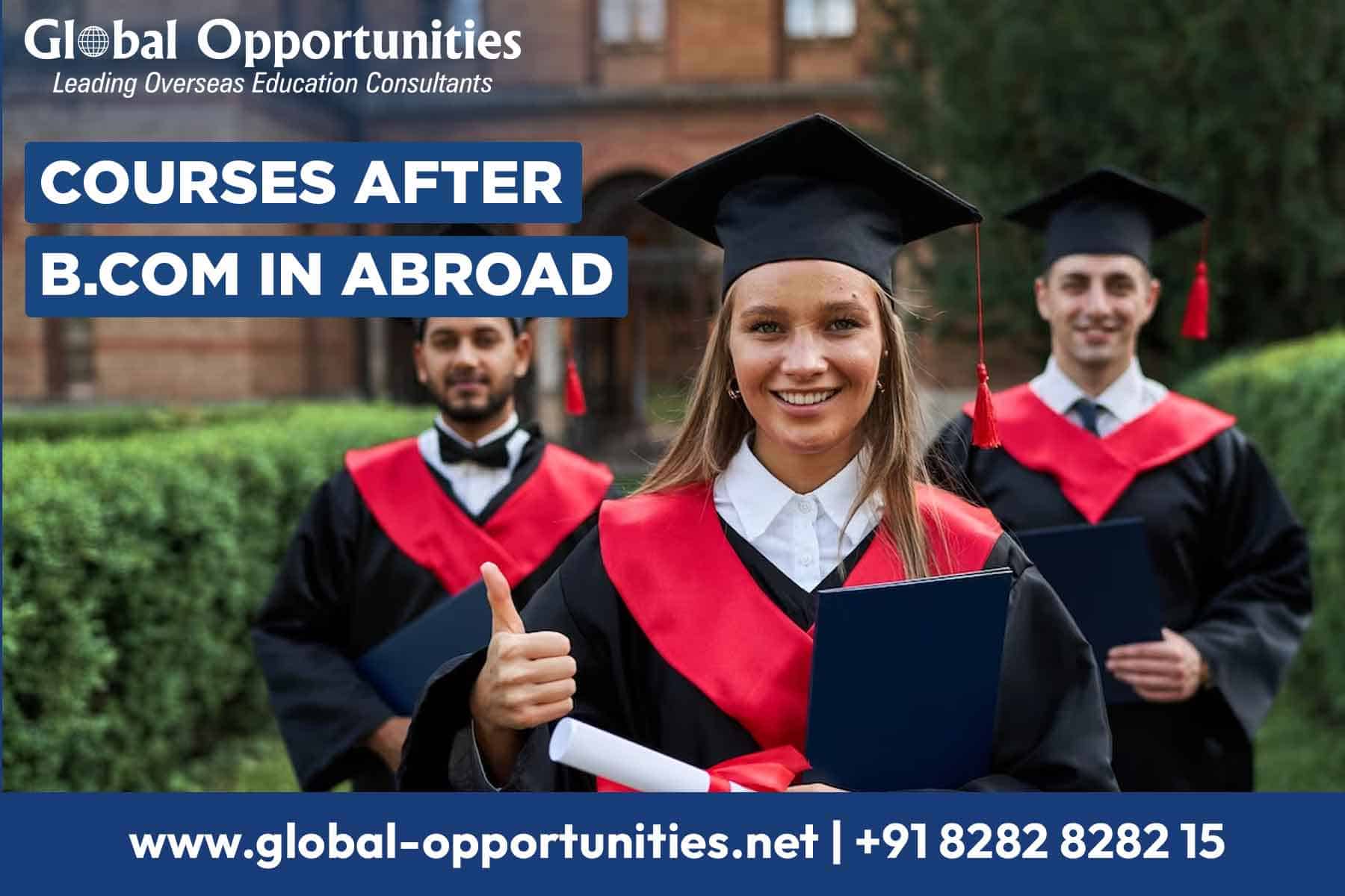 Courses After B.Com in Abroad