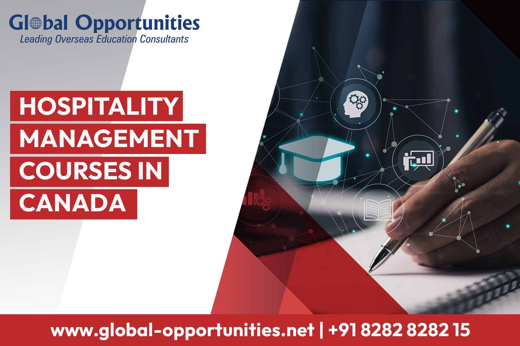 Hospitality Management Courses in Canada