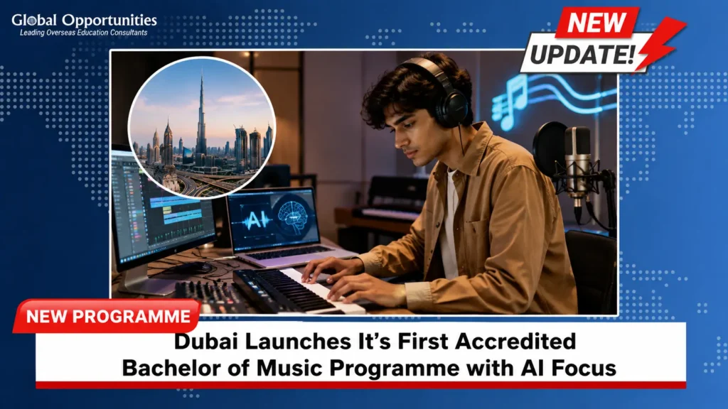 Dubai Launches First Accredited Bachelor of Music Programme with AI Focus, Starting September 2026