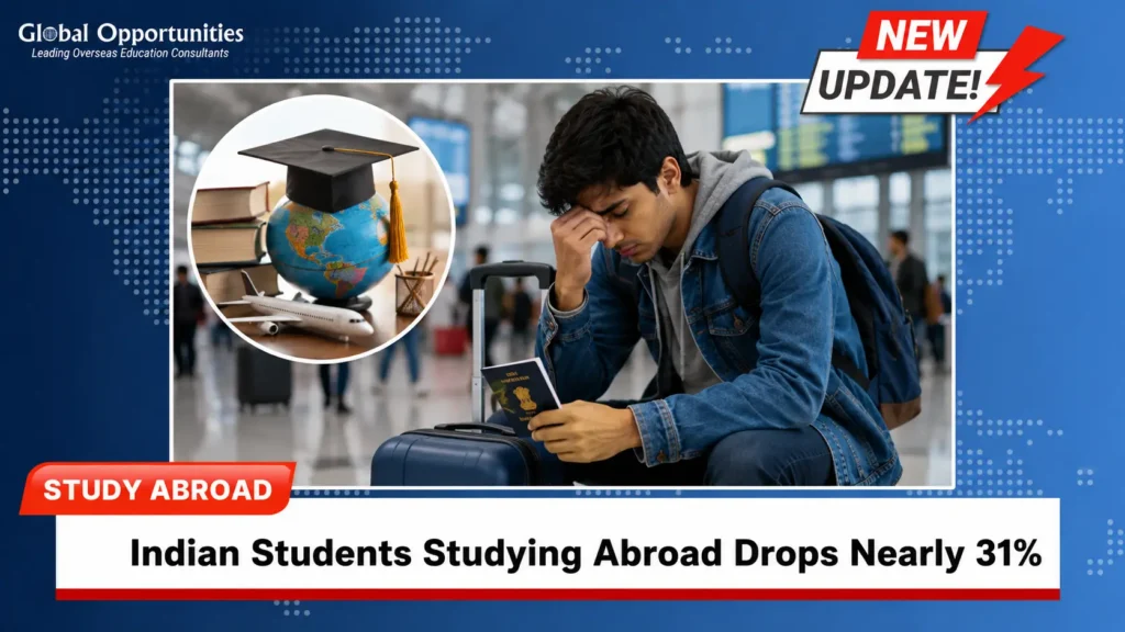 Indian Students Studying Abroad Drop Nearly 31% – Why the Interest Is Fading