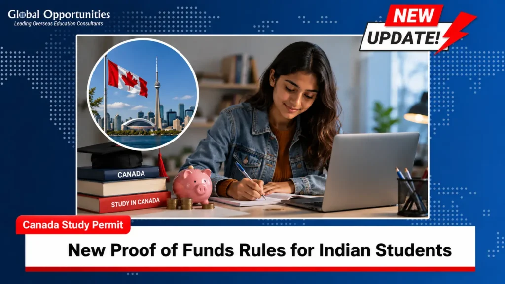 Canada Study Permit: New Proof of Funds Rules for Indian Students From September 1