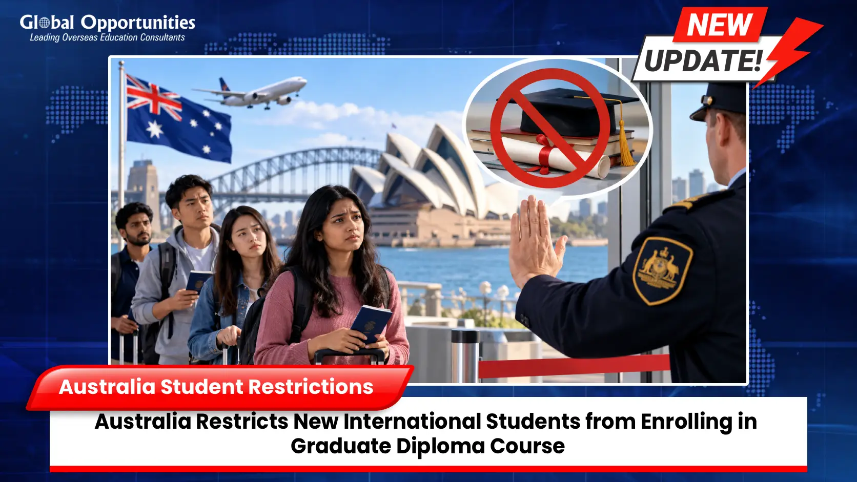 Australia Restricts New International Students from Enrolling in Graduate Diploma Course